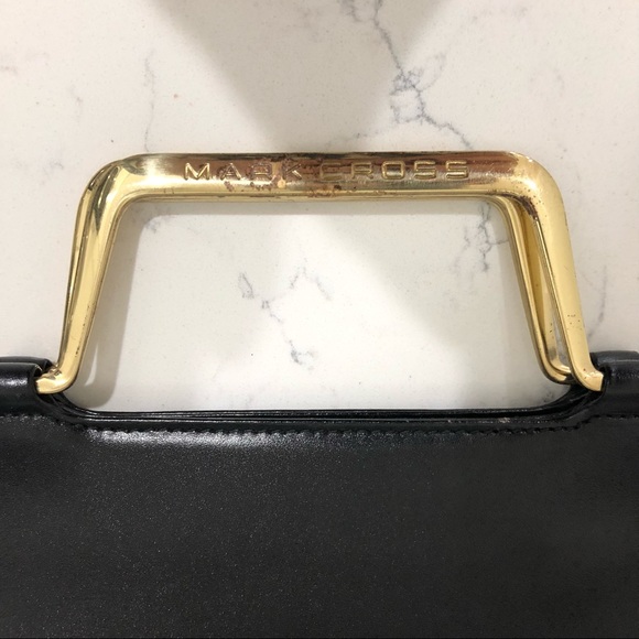 Vintage AUTHENTIC Mark Cross Top Handle Bag! - Picture 5 of 11